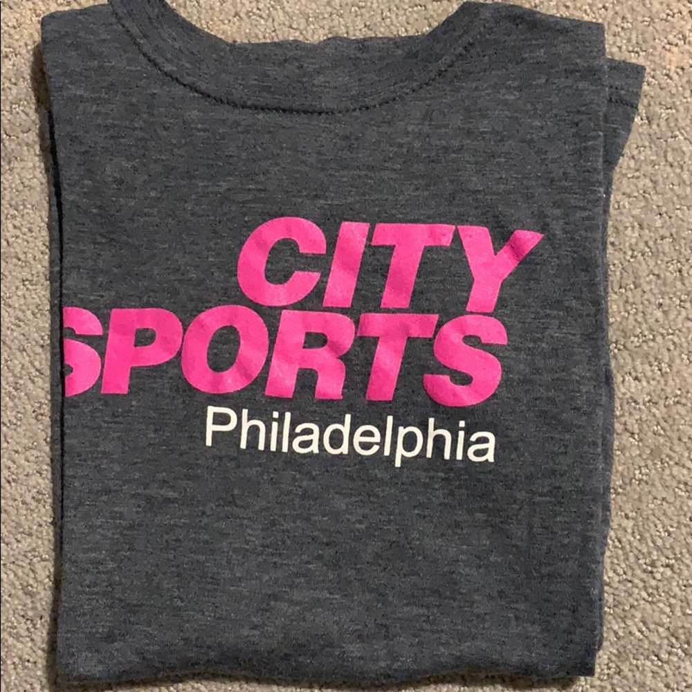City sports athletic cotton material t shirt